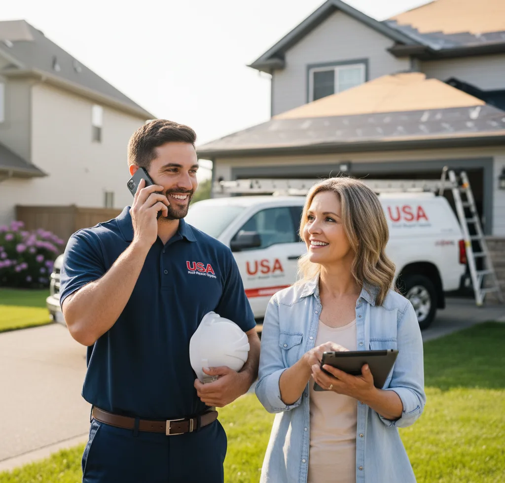 USA Roof Repair Experts customer support in Torrington